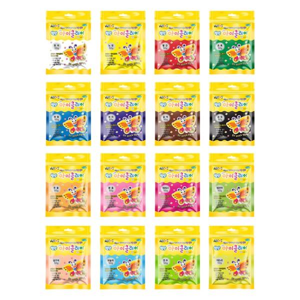 아모스 아이클레이 파우치 50g 색상별 모음