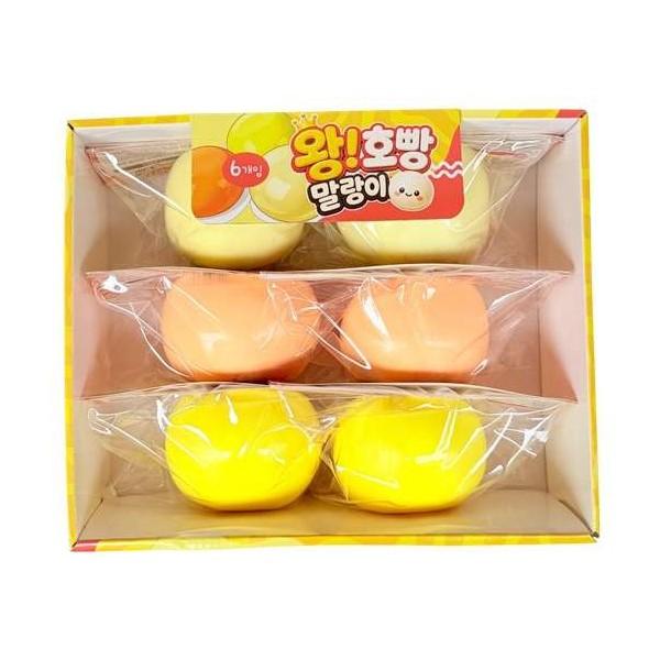 왕 호빵 말랑이 대형 클레이 ASMR 촉감놀이 주물럭 (6개입)