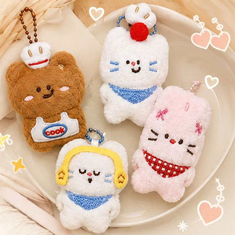 애니멀 맛집 인형 키링. 2
