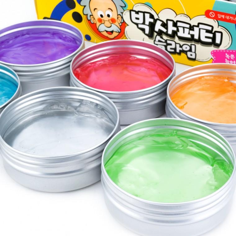 박사 퍼티 슬라임 (6입)