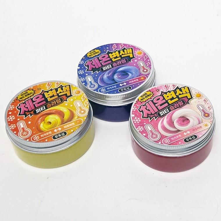 체온 변색 퍼티 슬라임 (3입)