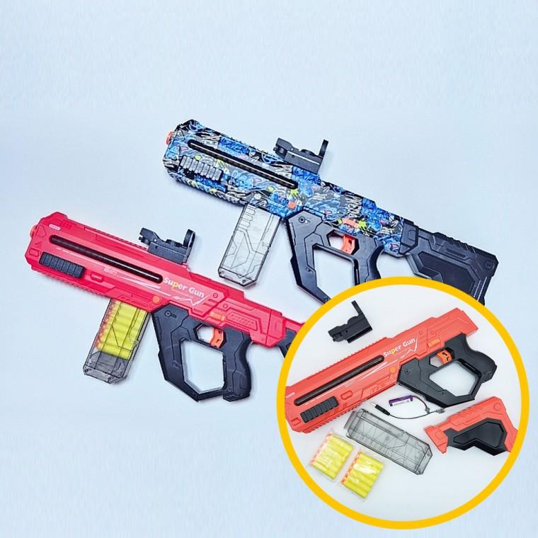 0 골드스타 LED 무빙 자동 소프트건 2개묶음 - 가성비 다트건 조준경 전자총 LED 불빛기능