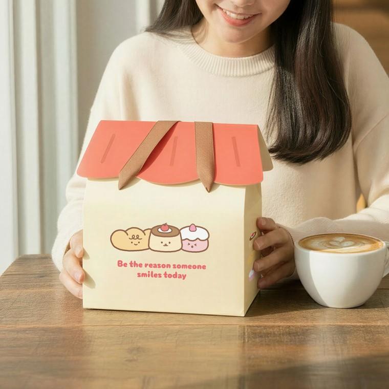 1스윗하우스 선물 쇼핑백 10개묶음 - 튼튼한 종이재질 쇼핑백 선물포장 답례품 행사포장