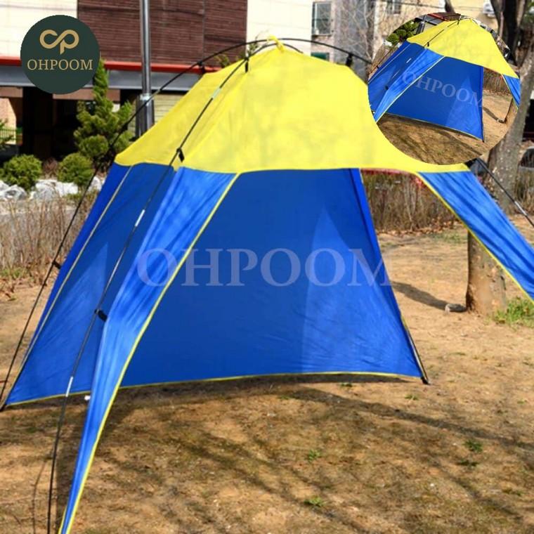 나들이방수돔텐트 한강선쉐이드텐트 방수차박그늘텐트 삼면개방공원텐트 휴대용캠핑용천막 휴대용 그늘막