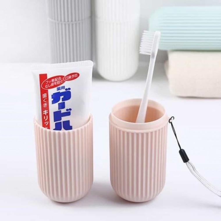 휴대용 칫솔케이스 핑크 휴대용칫솔치약케이스 치약칫솔통 칫솔보관함