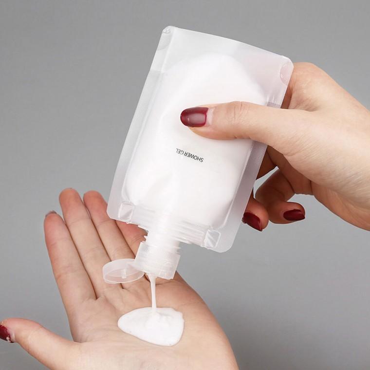 혜명몰 일회용 공병 50ml 로션소분용기 여행용리필용기 휴대용튜브용기 여행용화장품공병 일회용보틀
