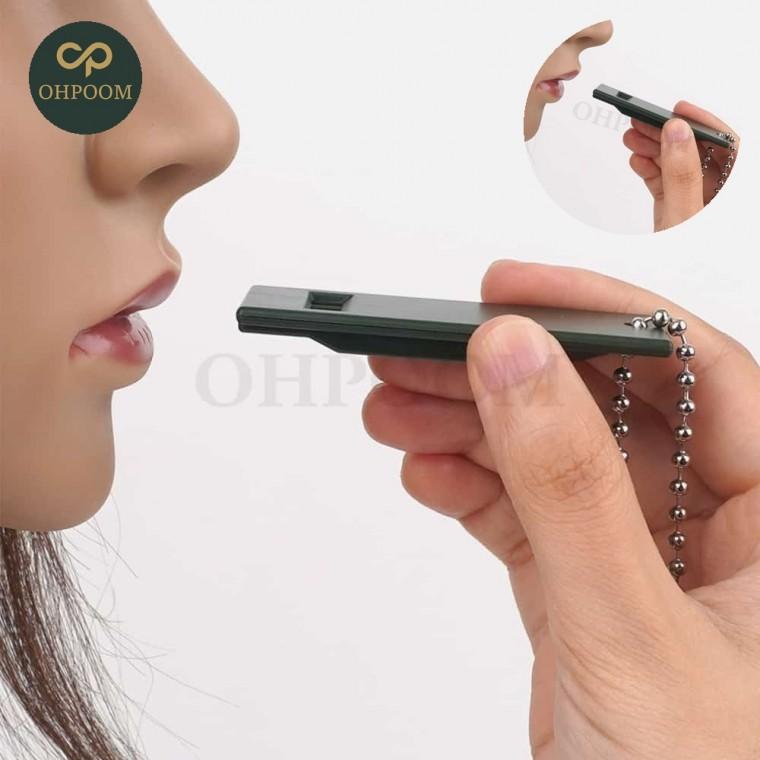 어린이호루라기 호신용호루라기 안전호루라기 티타늄호루라기 경비용품 휴대용 3단음 납작 호루라기
