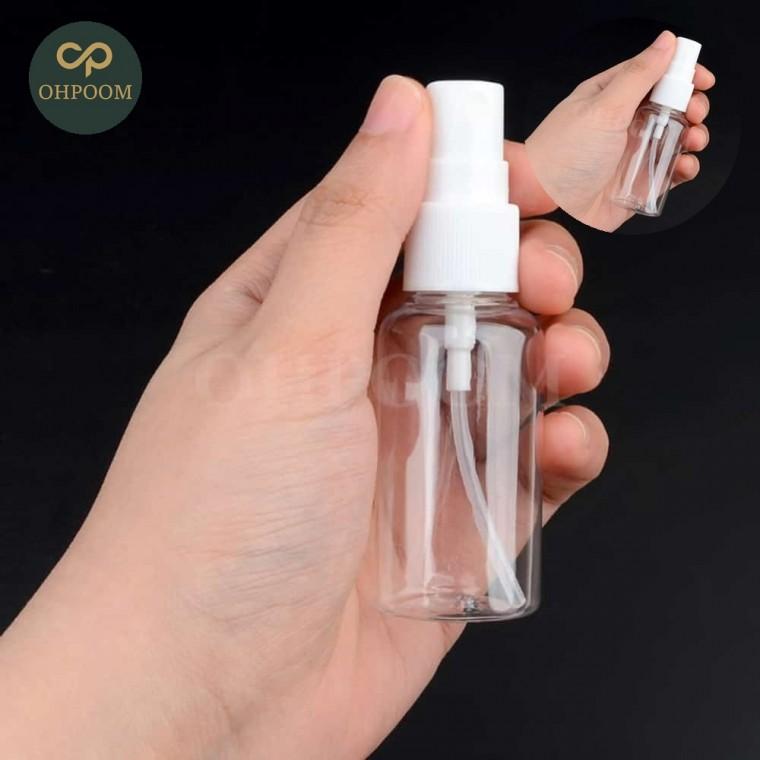 미스트소분공병 탈취제소분공병 휴대용공병스프레이 안개분사공병 스프레이용기 35ml 스프레이형 투명 용기