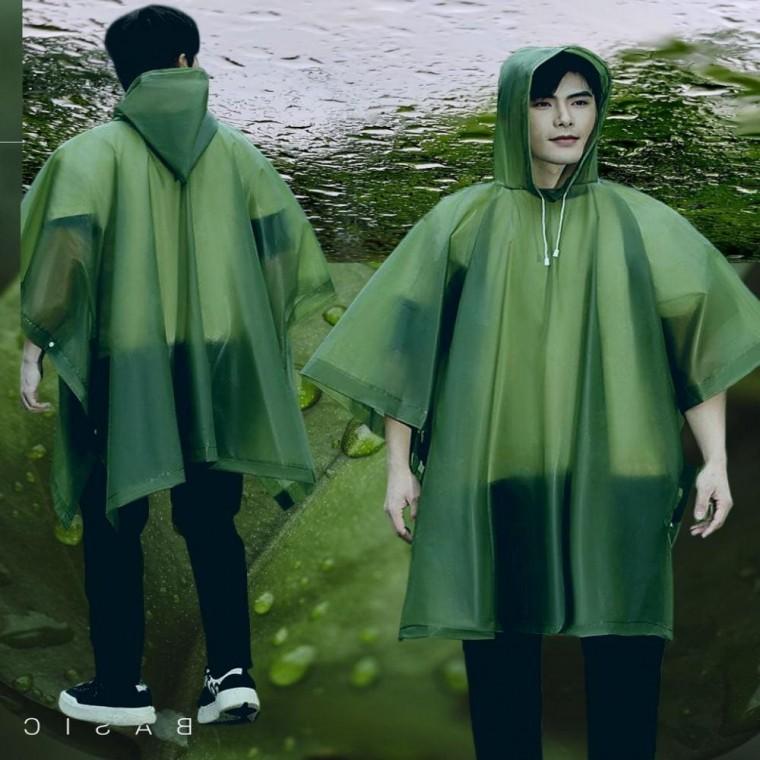 경량 판초 우의 남녀공용 아웃도어 골프 레인코트 휴대용 우비 등산 캠핑 필수템