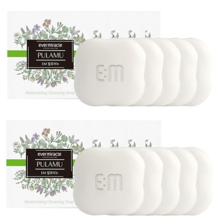 EM발효비누(100g)10개 각질제거 피부탄력 노폐물제거 식물성 오일함유