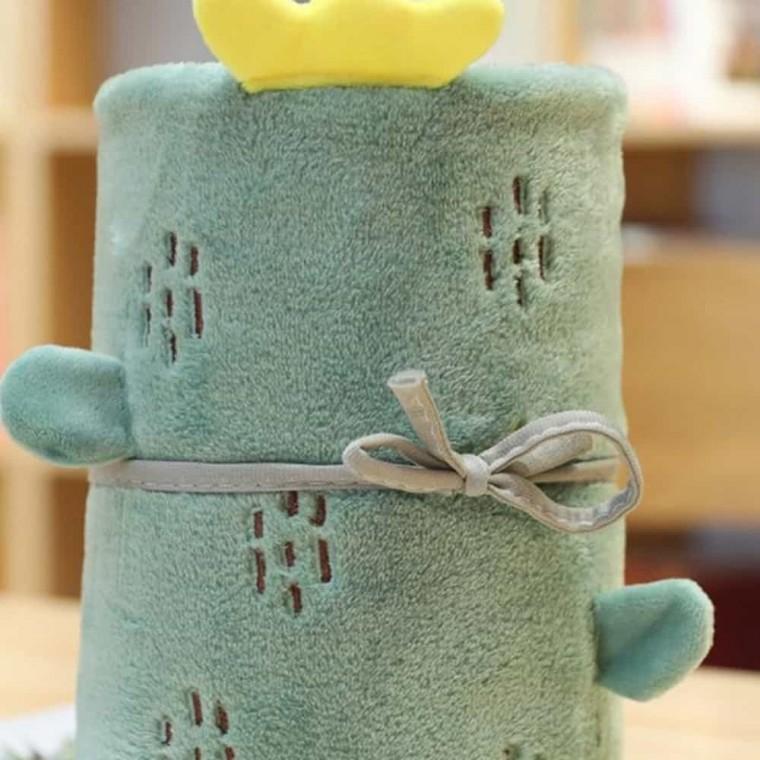 선인장 극세사 무릎담요 무릎덮개 휴대용담요 캠핑담요