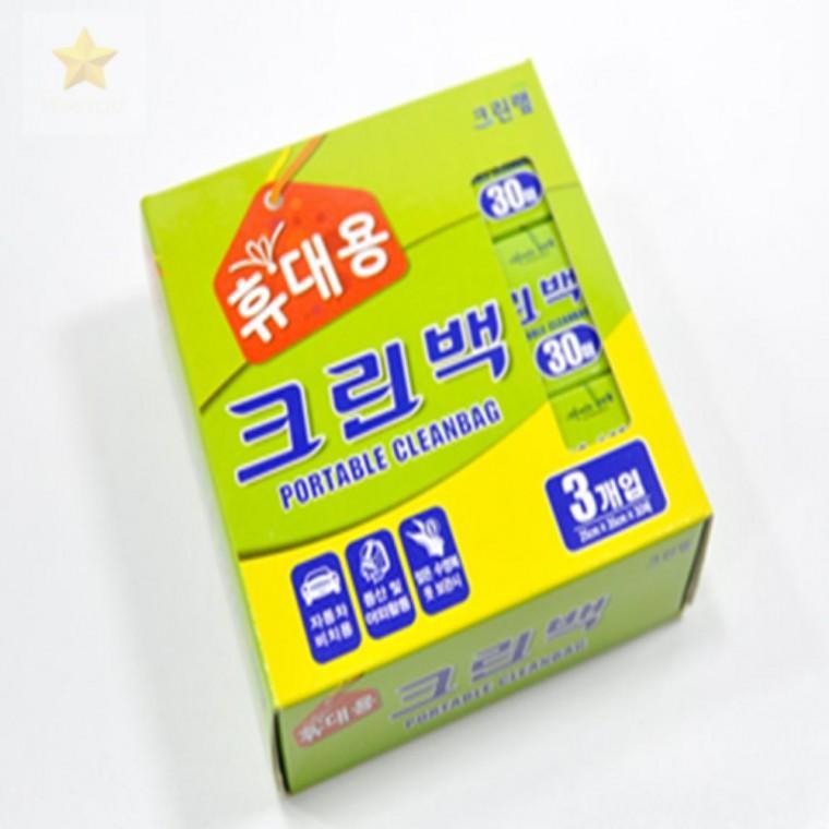 휴대용 30매 3개입 채소보관봉투 소형비닐봉지 과일보관봉투 위생봉투