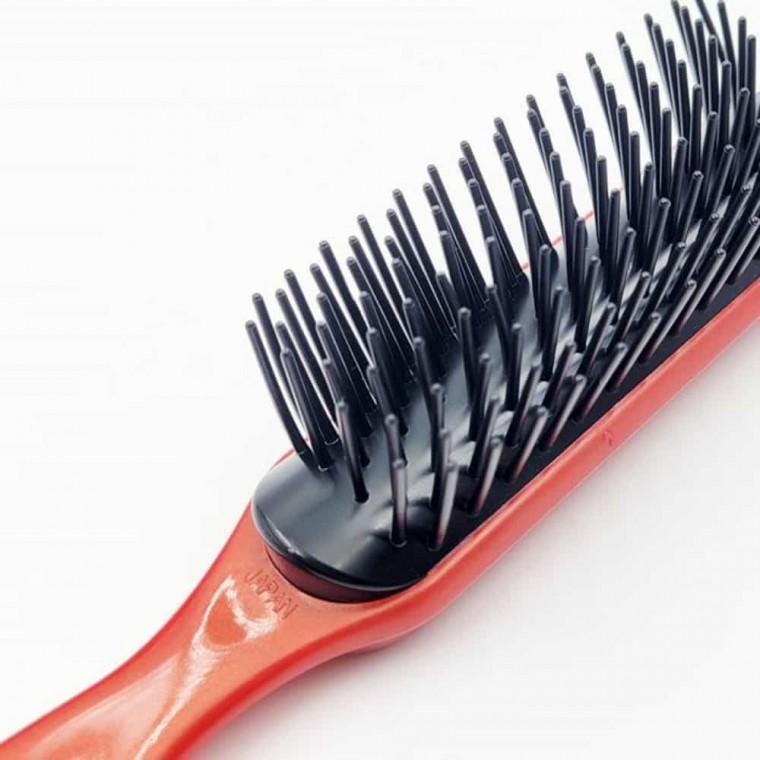 일본산 동백기름 머리빗 헤어브러시 휴대용빗 두피마사지빗