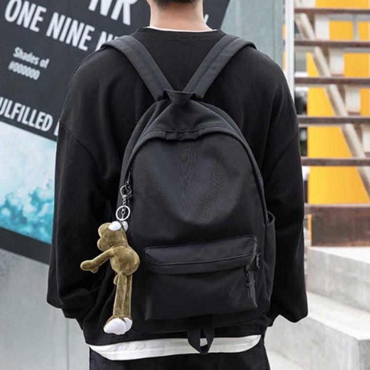 크로스백팩 출근 백팩 남자대학생 무지 가방 학생 대형백팩 학생백팩