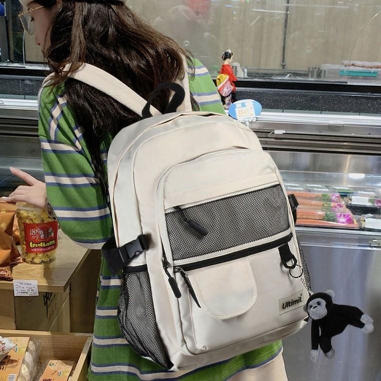 가벼운백팩 남녀공용가방 캐주얼백팩 메쉬포켓 메쉬포켓백팩 꾸안꾸룩