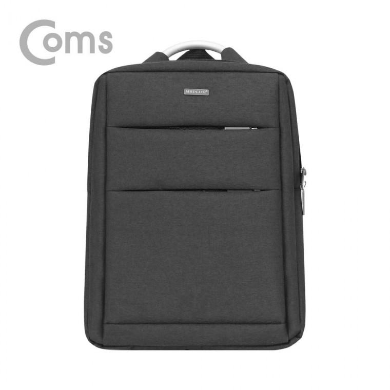 Coms 백팩 대학생 충전 노트북 USB 가방