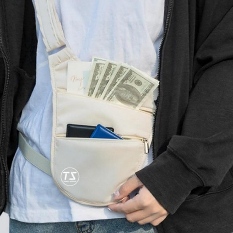 여행가방 크로스 도난방지 힙색 슬링백 파우치