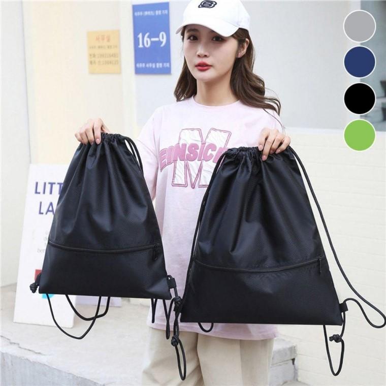 이지 트래블 스트링 스포츠 백팩 스트링백팩 신발주머니백팩 스포츠백팩 나일론 짐색 슈백