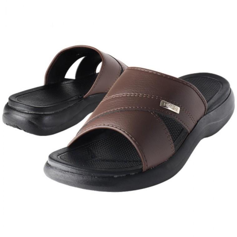 쿠션 사무실 슬리퍼 리치 발편한 남성 가죽 실내화 푹신한