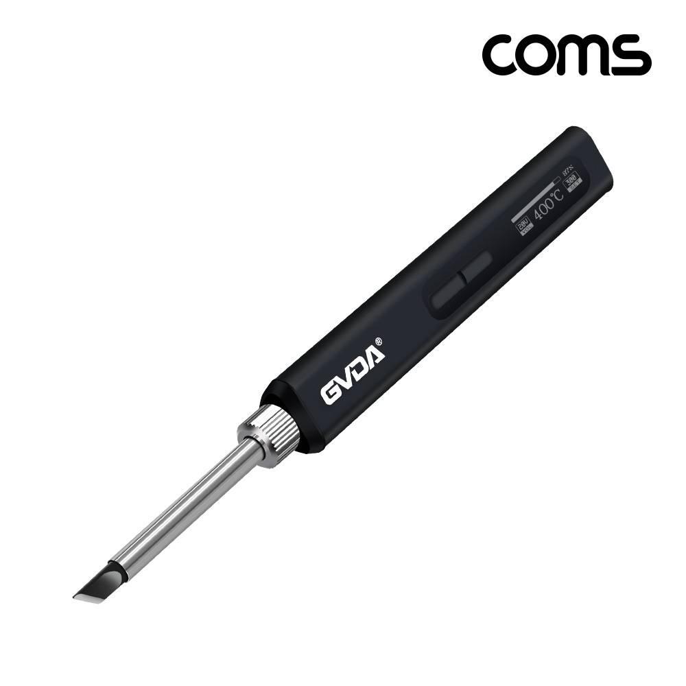 초고속 급속예열 C타입 납땜 인두기 USB C 디스플레이 인두 땜질 휴대용 실내외 작업 온도조절