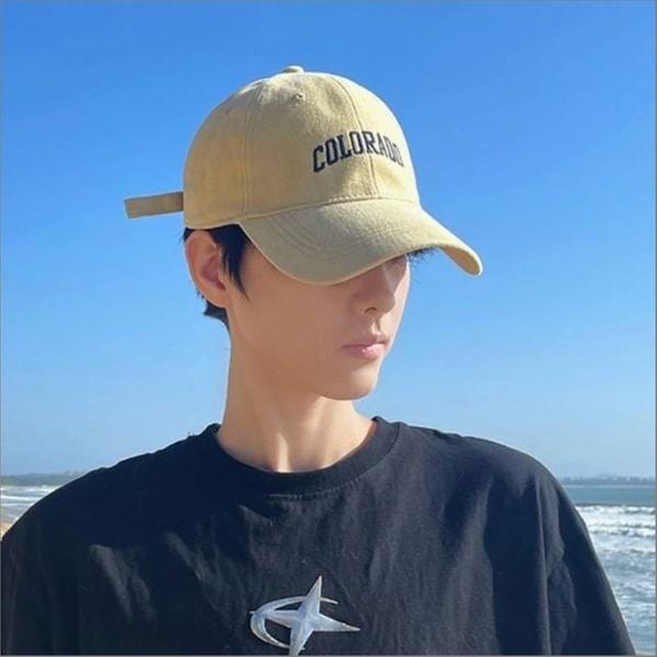 남녀공용 베이직 볼캡 캐주얼 데일리 모자 레터링 자수 6색