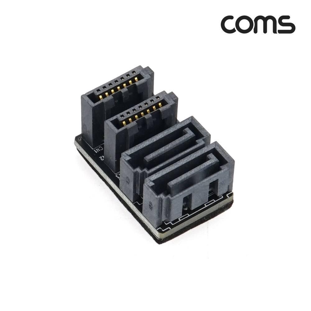 SATA 연장 젠더 MFx2 2포트 꺾임형 180도 JA179