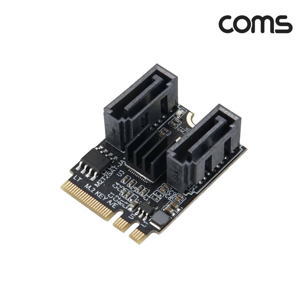M.2 WiFi A Key E Key to 듀얼 SATA 컨버터 2Port 2포트 메인보드 하드 IH576