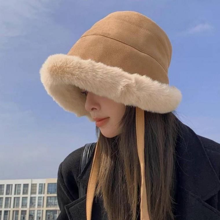 털모자 방한모 뽀글이 벙거지 방한버킷햇