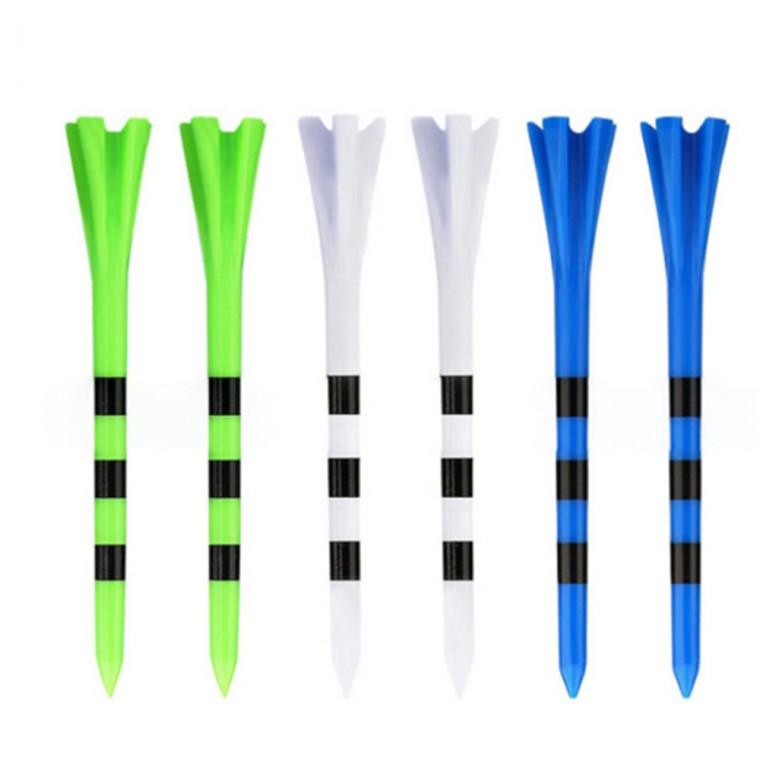 포워드테크 플라스틱 골프티꽂이 롱티 눈금티 83mm /10pcs