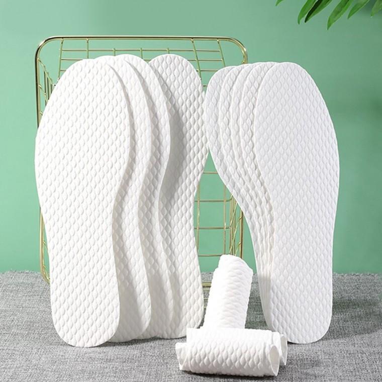 일회용 목재 펄프 땀 흡수 깔창 10쌍(20P)