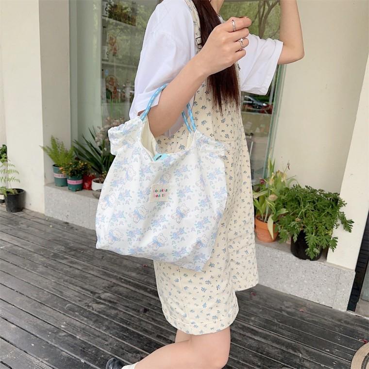 캐쥬얼백 플라워 베어 숄더가방