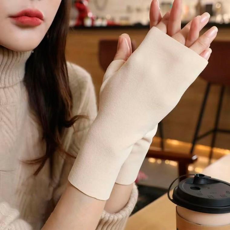 부드러운 핸드워머 기본스타일 반장갑