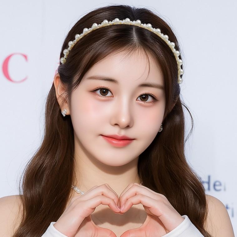 레이스 진주 펄 헤어밴드 머리띠