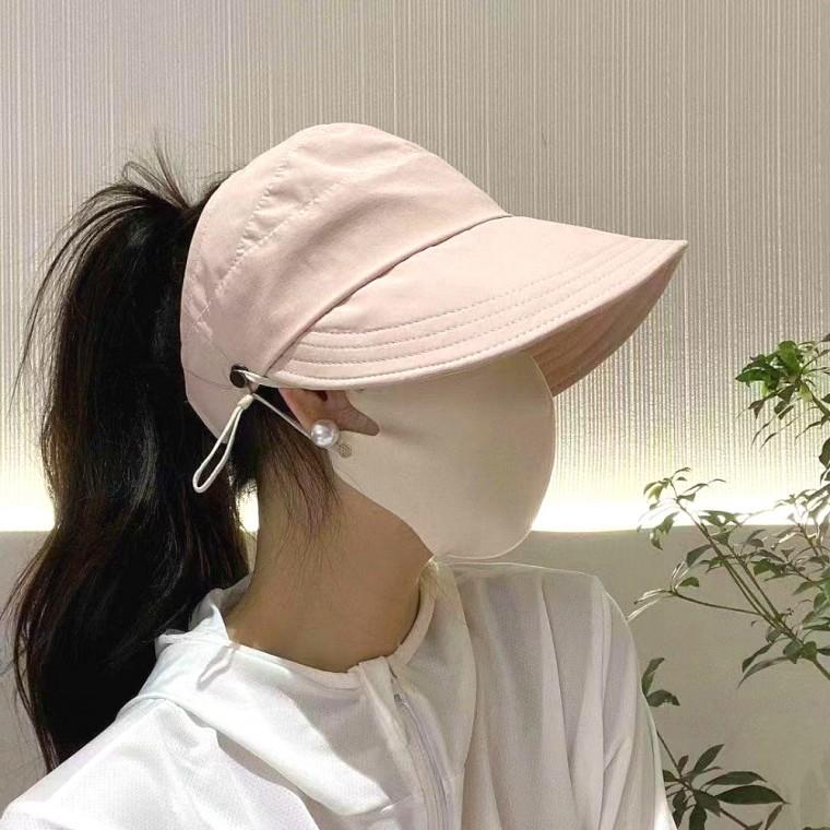 [쓰러담아] 포니테일 모자 버킷햇 보닛햇 여름 벙거지 챙 여름 UV 자외선 물놀이 휴가
