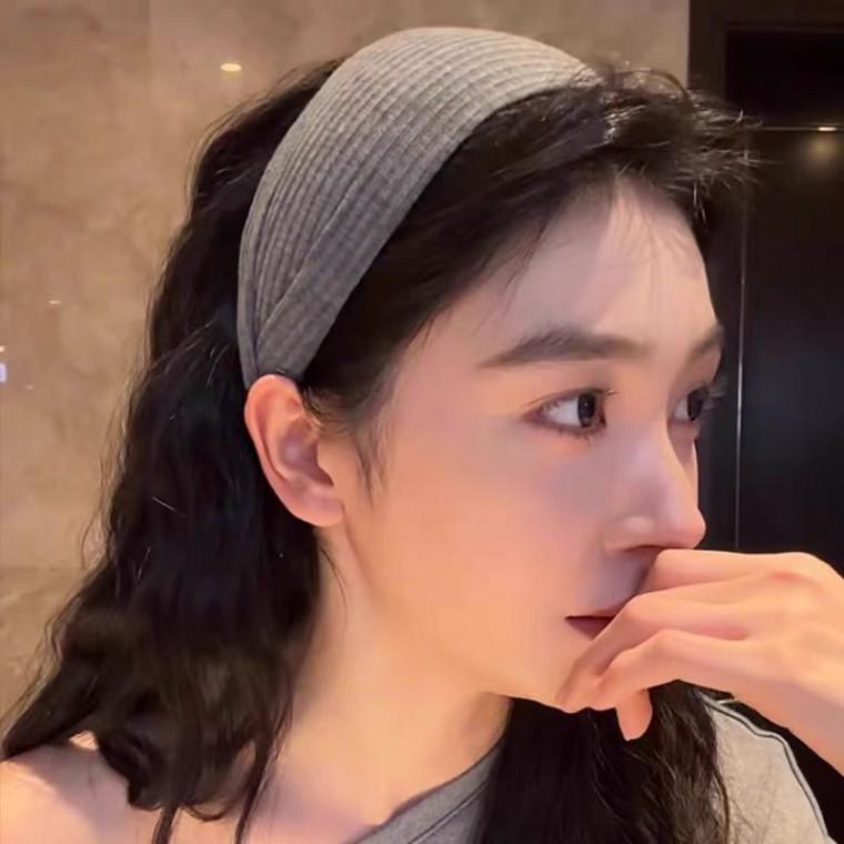 [사러왕]와이드 골지 헤어밴드 헤어터번 넓은 머리띠 반다나 헤어띠 헤어 악세사리 선물