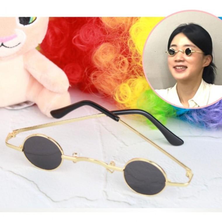 마이콜 안경 레트로 레옹 작은 선글라스 파티 코믹 썬글라스 웃긴 인싸템 사진 촬영 소품