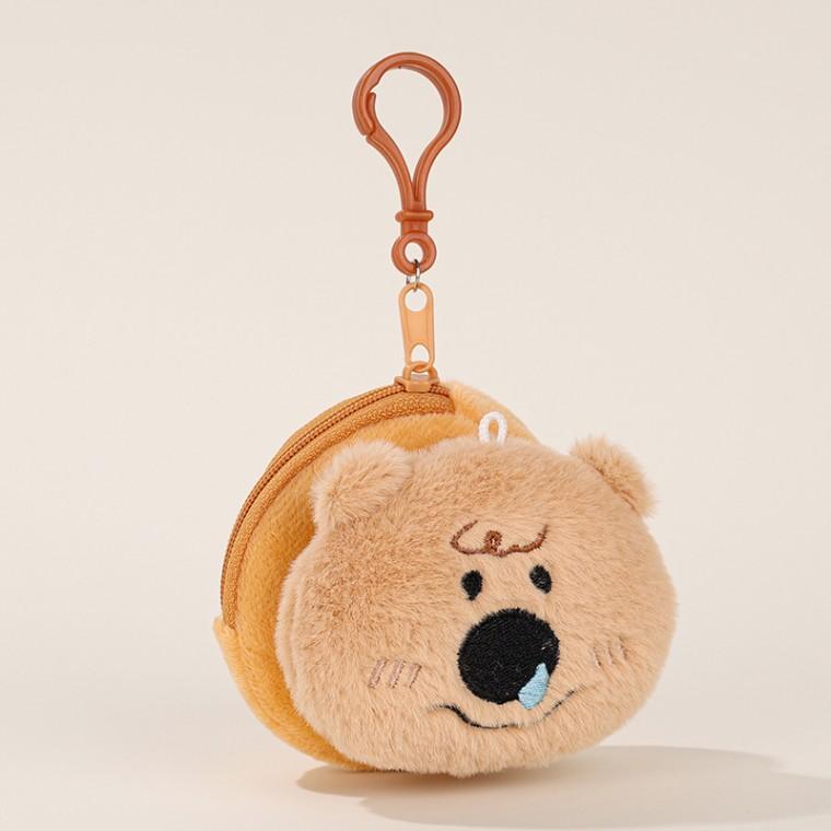 [사러왕]귀여운 콧물곰 지갑키링 동전지갑 소지품 악세사리 키홀더 인형키링 가방키링 백참