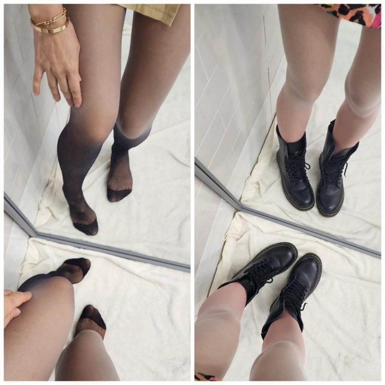 그라데이션 여성 팬티스타킹