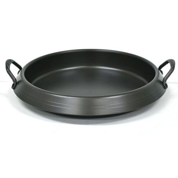 두꺼운 경질 전골 냄비 업소 식당 부대 찌게 냄비32cm 곰솥냄비 전골팬 무쇠냄비 주물냄비
