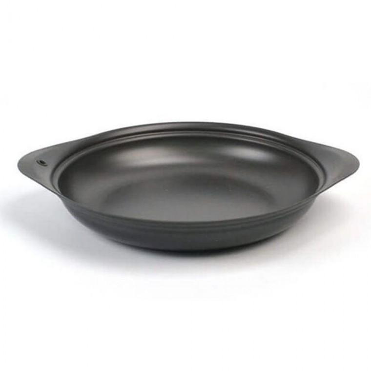 경질 전골 냄비 25cm 낮은 찌게 볶음 식당 양수 냄비 전골냄비 주물냄비 양수냄비 전골팬