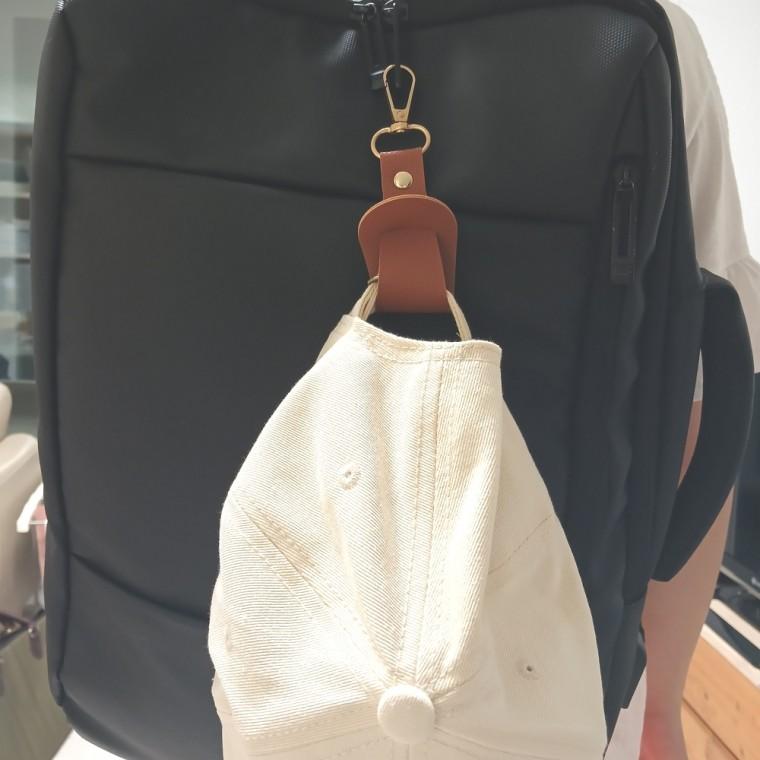 핸즈프리 PU 가방 모자걸이 다용도 버클 2컬러