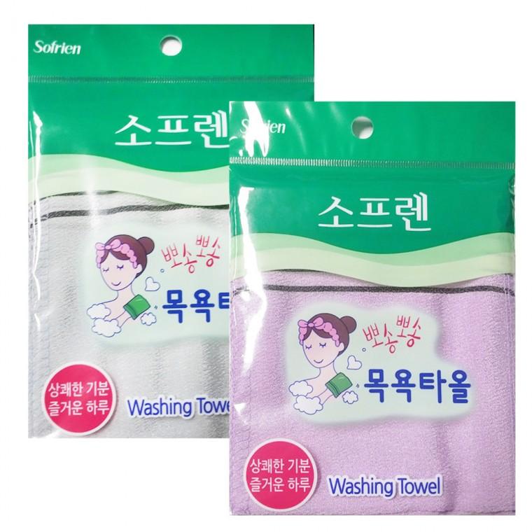 [도매포유]소프렌 덕용 때밀이 타올 5P