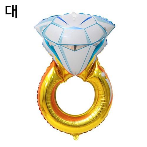 30인치 다이아 반지 은박 (대) 프로포즈 다이아몬드 웨딩 브라이덜샤워 여자친구 이벤트 파티 장식 결혼식