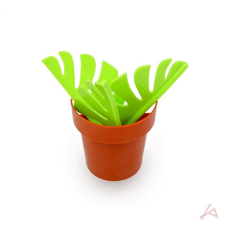 화분 칫솔걸이