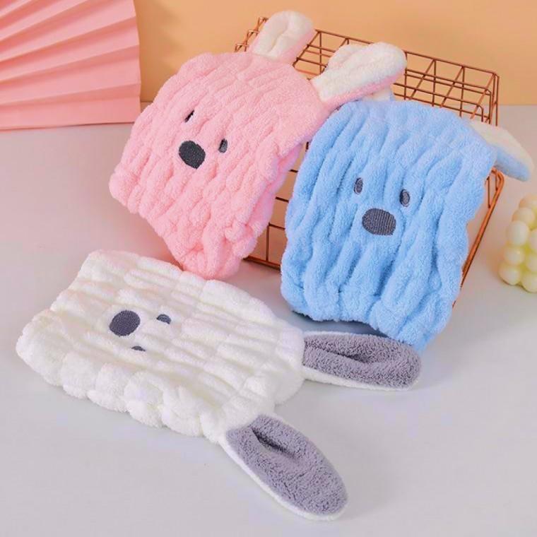 세안 헤어밴드 머리수건 머리 말리는 수건 머리말리기 헤어타올 사우나 헤어캡 양머리수건 목욕탕 헤어캡