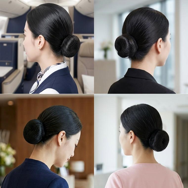 간호사 승무원 발레 머리망 올림머리망 면접 헤어망 6사이즈
