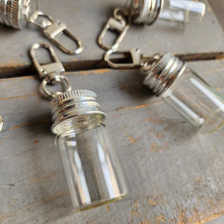 다용도 미니 소원 부적 유리병 키링 7ml
