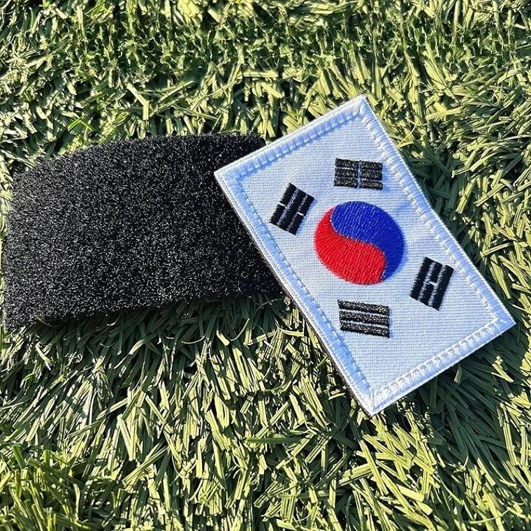 태극기 자수패치  와펜
