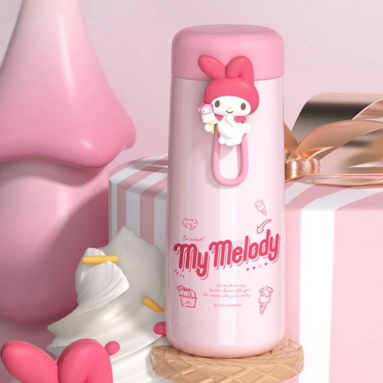 보온 보냉 스텐 텀블러 350ml 마이 멜로디 입체 피규어 어린이 아동 초등학생 물병
