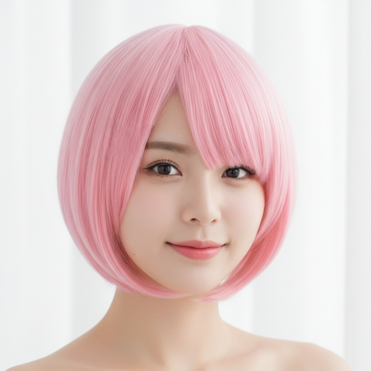 파티 공연 코스프레 고급 단발머리 아이돌가발